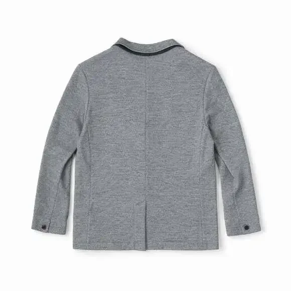 Faherty Inlet Knit Blazer in Medium Grey Melange XL - Picture 2 of 4